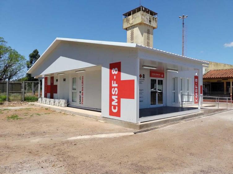 Nueve hospitales se armaron en la frontera con Chile, Brasil y Uruguay