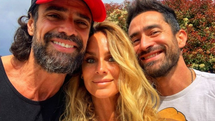 La foto de Sabrina Rojas, Luciano Castro y el Tucu López juntos