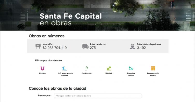 Presentan web interactiva con todas las obras de la ciudad