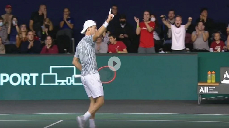 Schwartzman perdió en París, pero hizo un punto de lujo