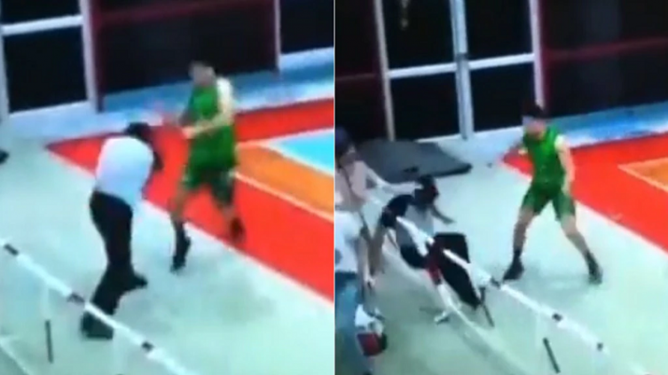 Básquet: noqueó al árbitro porque le cobró una falta técnica