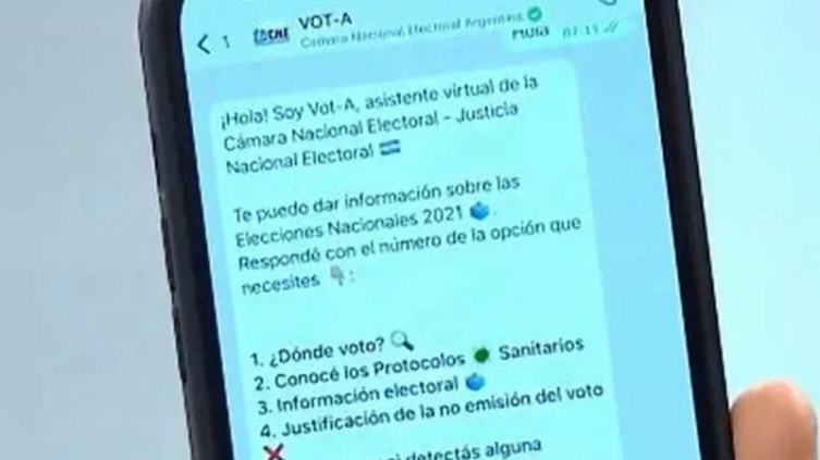 Elecciones 2021: Vot-A, el bot de whatsapp para informarte