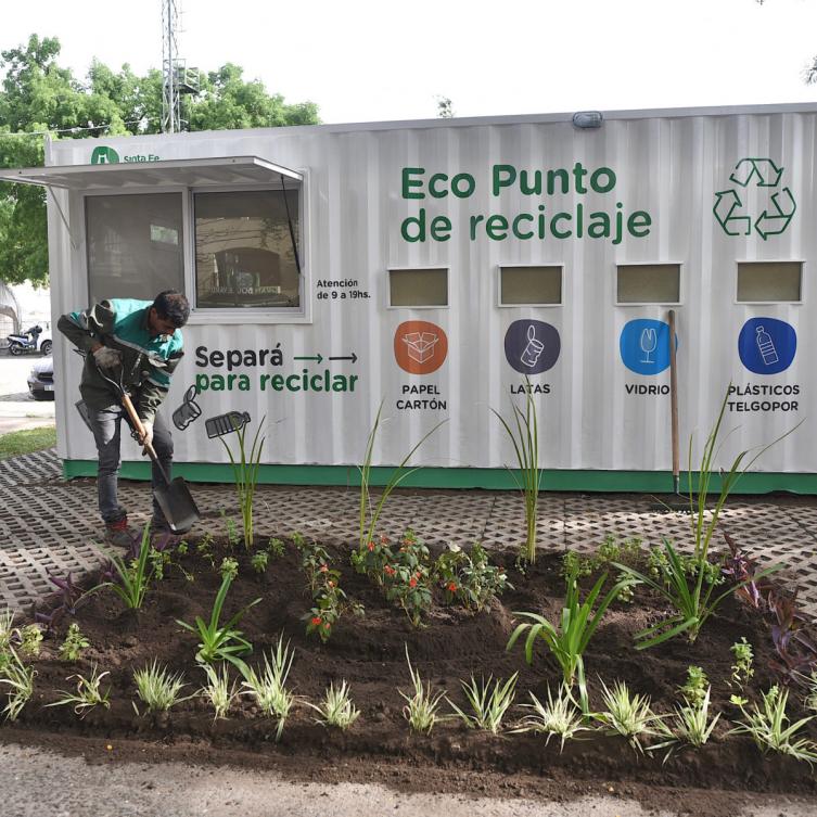 La Municipalidad habilitó dos ECO Puntos de Reciclado más 