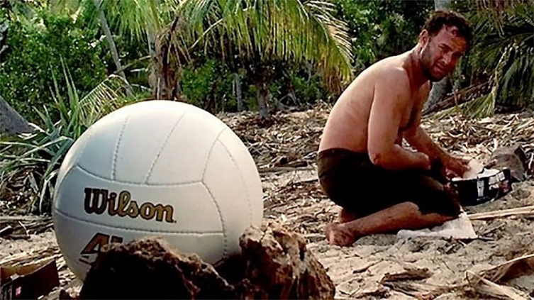 Subastaron a “Wilson”, la pelota de la película “Náufrago”