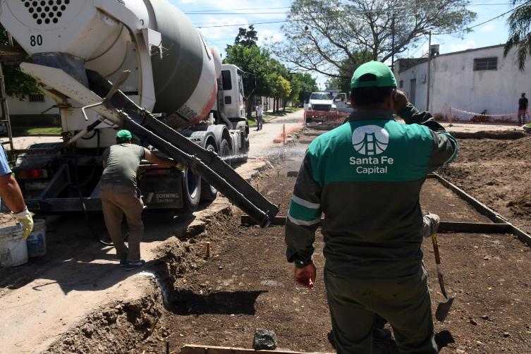 La municipalidad avanza con obras en barrio San Martín