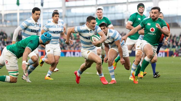 Los Pumas fueron goleados por Irlanda 