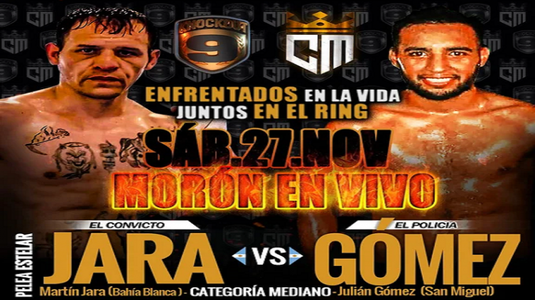 El Chino Maidana organiza una pelea de boxeo entre un policía y un preso