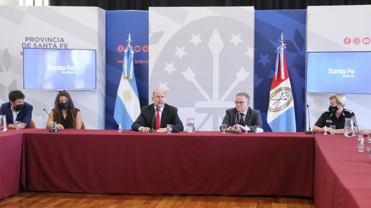 Perotti y Lagna se reunieron con jefes policiales