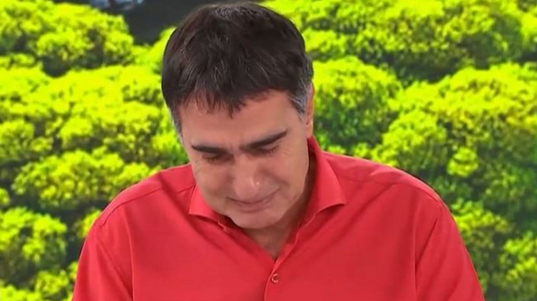 Antonio Laje lloró en cámara: 