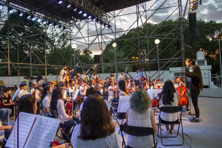 Somos Música: los ensambles se presentaron en el Anfiteatro Juan de Garay