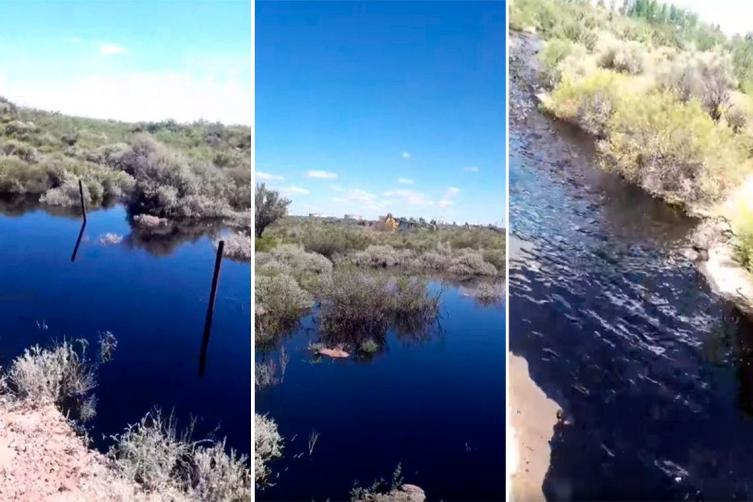 Contienen un gran derrame de petróleo en una zona productiva de Río Negro 
