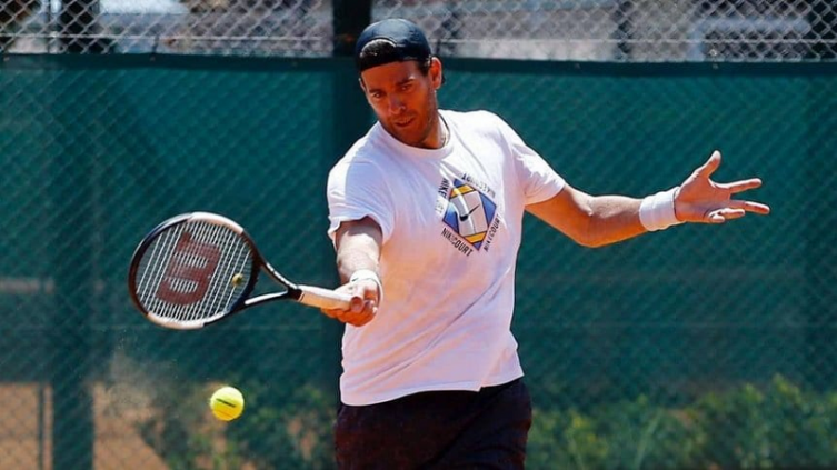 Juan Martín Del Potro se entrena para volver