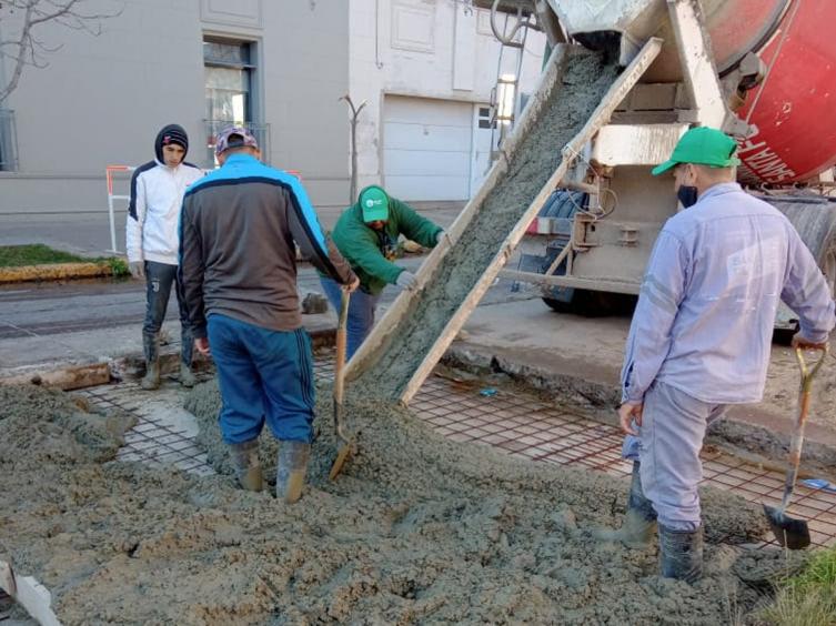 Trabajos de fumigación, iluminación y bacheo en la ciudad