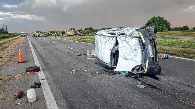 Autopista Santa Fe-Rosario: un muerto y tres heridos