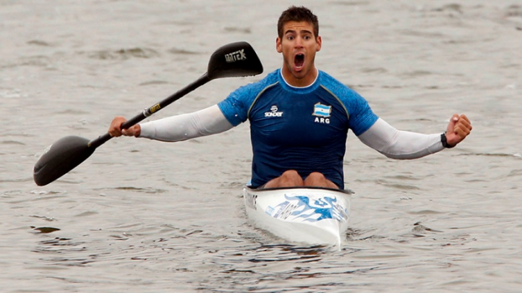 Agustín Vernice ganó la medalla de oro en Sudamericano de canotaje 