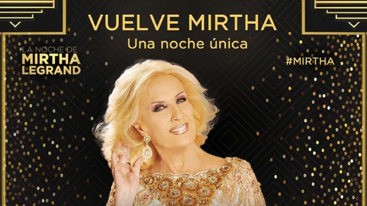 Vuelve Mirtha Legrand a la televisión y hay fotos de la Mesaza