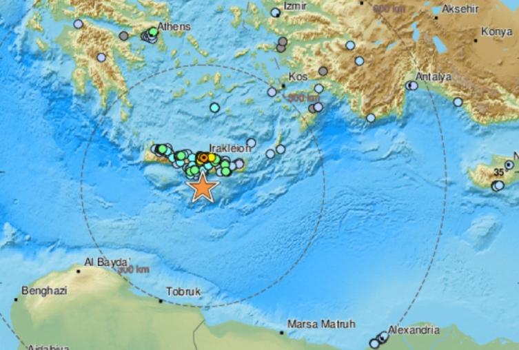 Un terremoto de 5,7 grados sacudió las islas del sur de Grecia