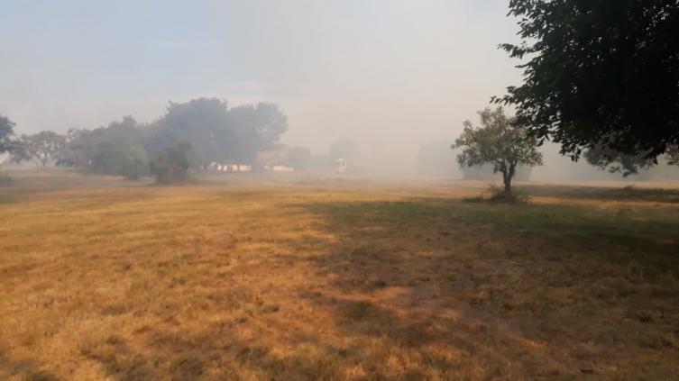 Un incendio de grandes proporciones afectó a las Ruinas de Cayastá