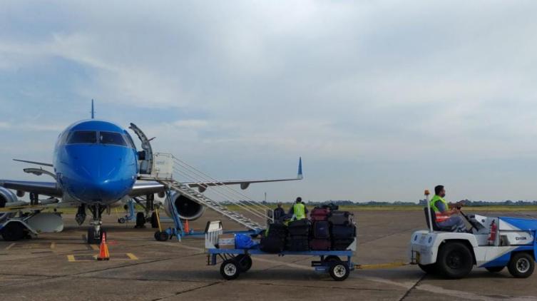 El aeropuerto de Sauce Viejo volvió a conectarse con Brasil
