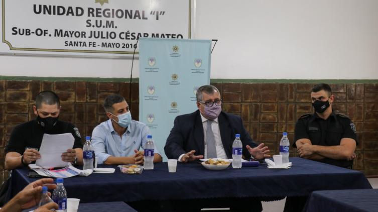 La provincia coordina acciones de seguridad con el Centro Comercial 