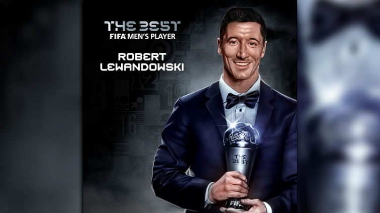 The Best: Lewandowski le ganó a Lionel Messi