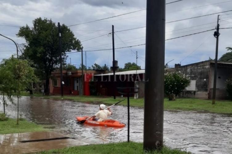 Intensas lluvias azotaron el sur de la provincia