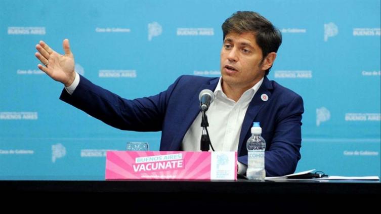 Axel Kicillof dio positivo de COVID-19