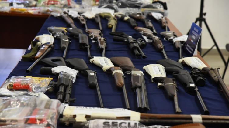 Durante 2021 se secuestraron más de 3.000 armas en la provincia