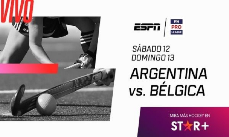 Argentina vs. Bélgica en Hockey, transmisión de Star+ 