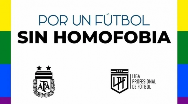 La AFA y la Liga Profesional contra la homofobia