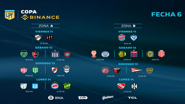 LPF: Cronograma de la 6ª fecha