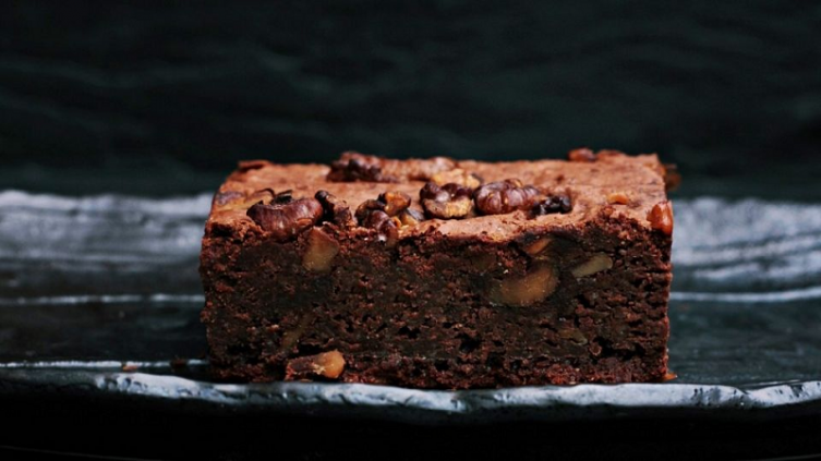 Brownie de café apto veganos