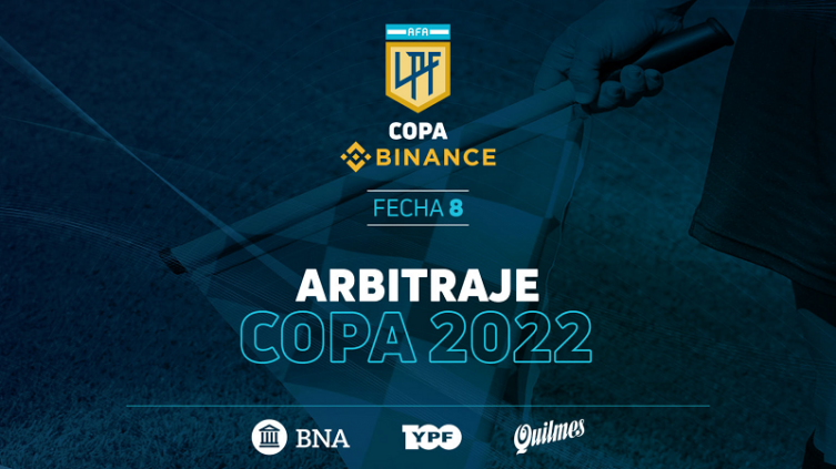LPF: árbitros para la 8ª Fecha