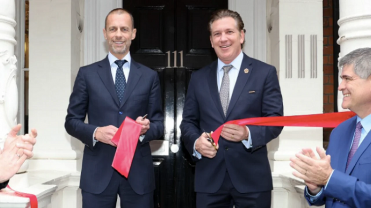 Conmebol y UEFA inauguran la oficina conjunta en Londres