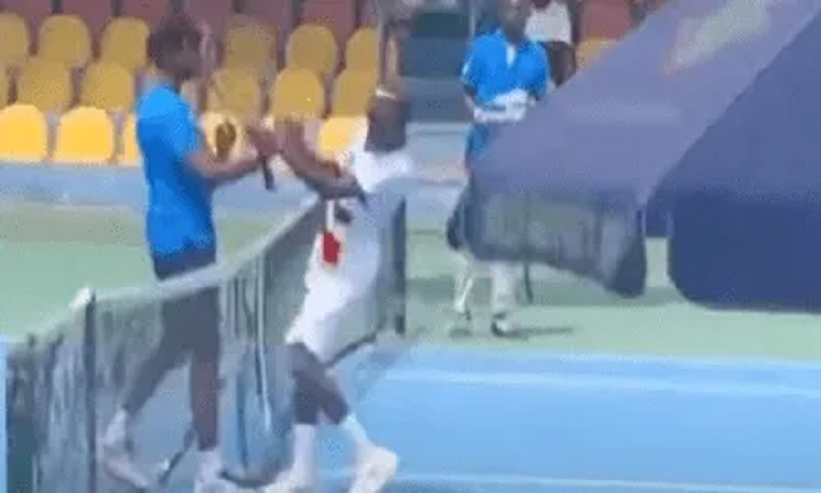 Insólito momento en un Future: un jugador cacheteó a su rival