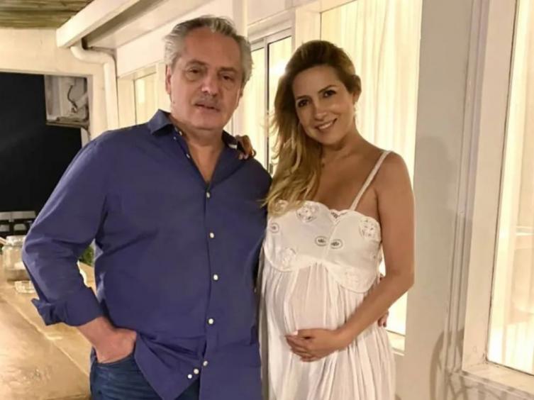 Alberto Fernández y Fabiola Yáñez fueron papás de Francisco