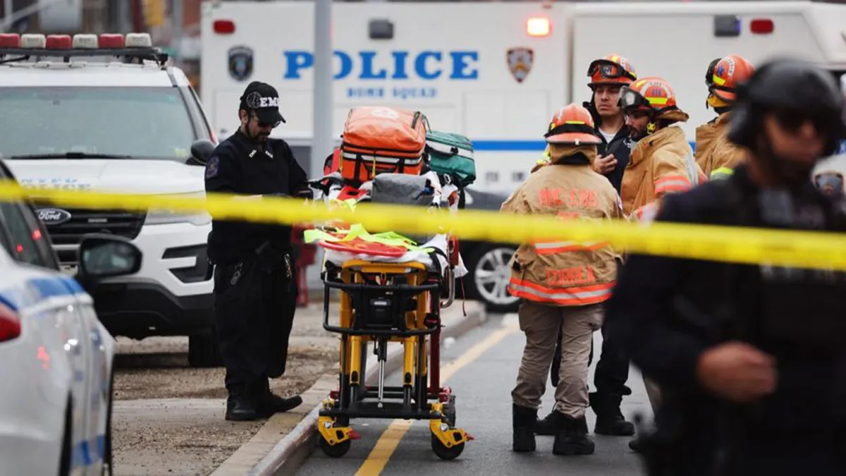 Ataque en Nueva York: un hombre abrió fuego en el subte y dejó 16 heridos