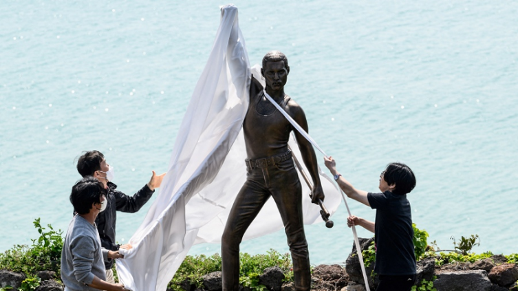 Freddie Mercury: Corea del Sur inauguró una estatua 