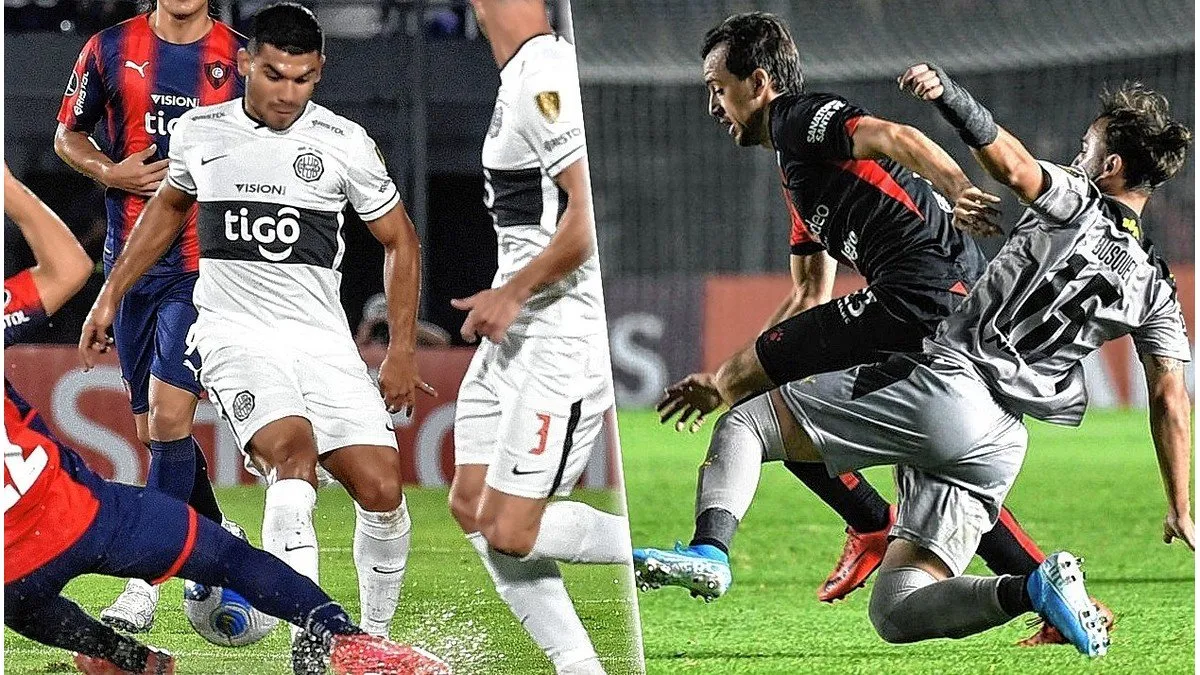 Con dos goles mal anulados, Colón empató con Olimpia 