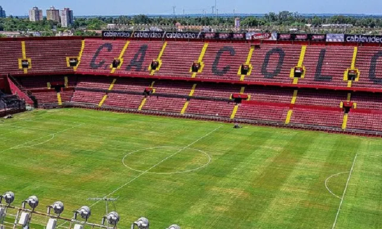 Así se encuentra el estadio de Colón para enfrentar a Olimpia