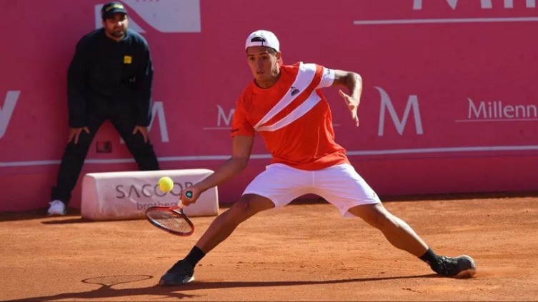 ATP de Lyon: Victorias de Báez y Coria, pero derrota de Cerúndolo 