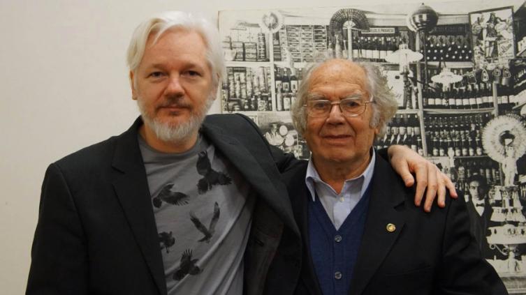 Pérez Esquivel le pidió a una ministra británica que Assange no sea extraditado a EEUU