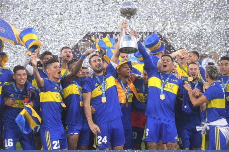 Boca goleó a Tigre y gritó campeón de la Copa de la Liga
