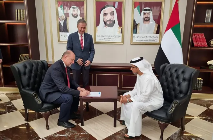 Se presentó el proyecto del Acueducto Biprovincial Santa Fe - Córdoba al Fondo Abu Dhabi