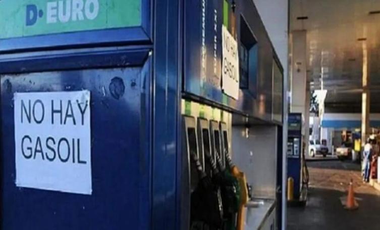 Denuncian desabastecimiento de gasoil en más de medio país