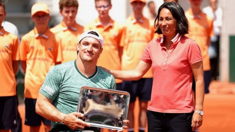 Gustavo Fernández y perdió en la final de Roland Garros