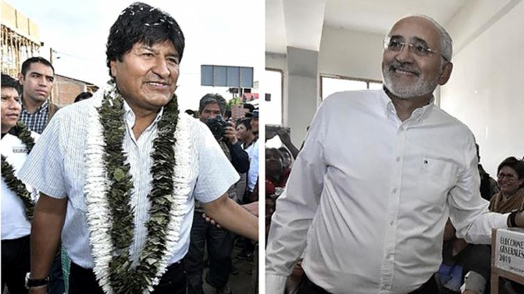 Evo Morales llamó a Carlos Mesa 