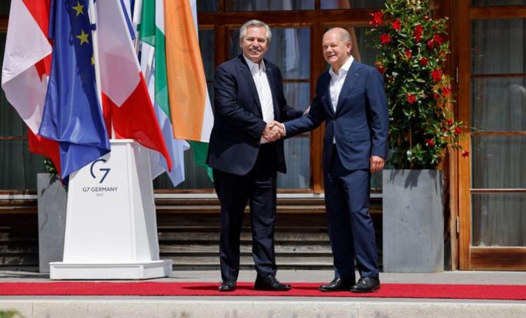 Alberto Fernández está en Munich para participar del G7