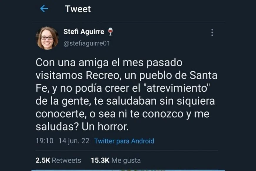 Recreo  le respondió a la tuitera 