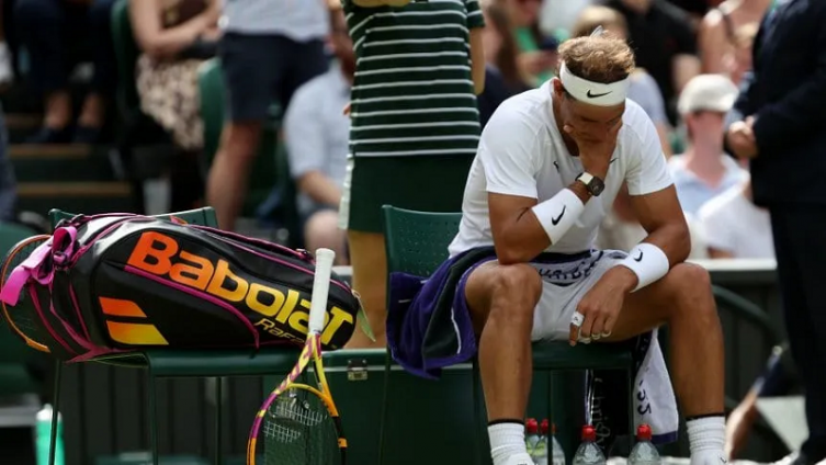Rafael Nadal se bajó de Wimbledon por lesión